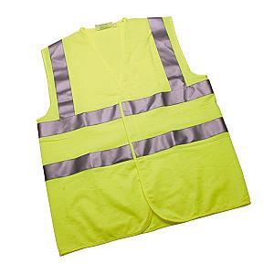 Hi-Vis Warning Waistcoat Large EN471 Class 2 Yellow