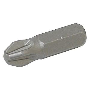 No. 4 x 25mm Bosch Pozi Screw Driver Bit Extra Hard 2 607 001 567