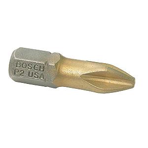 No. 1 x 25mm Bosch Phillips Max Grip Screw Driver Bit 2 607 002 487