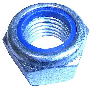 Type T, Class 10 Hexagon Nyloc Nuts Steel Zinc Plated,  DIN 985