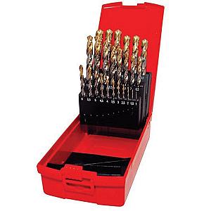 Dormer 19 Piece A002 HSS Drill Bit Set 1.00 - 10.00mm 0.5mm increments A095201