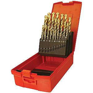 Dormer A095 25 Piece Set 204 HSS Drill Bits, 1.00 - 13.00mm 0.5mm increments