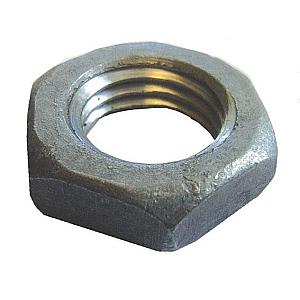 Hexagon Lock (half) Nut Mild Steel Galvanised, Class 4, DIN 439 B