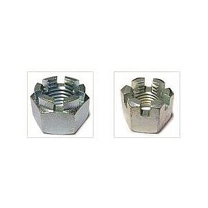 Hexagon Castle Nuts Bright Zinc Plated