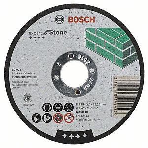 Bosch 125 x 22 x 2.5mm (5" x 1/8" x 7/8") Stone Flat Cutting Disc 2608600385