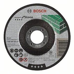 Bosch 115 x 22 x 2.5mm (4 1/2" x 1/8" x 7/8") Stone Cutting Disc Depressed Centre 2608600004