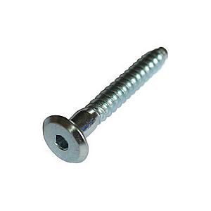 6.3 x 60mm Joint Connector Wood Screw, Steel Bright Zinc Plated