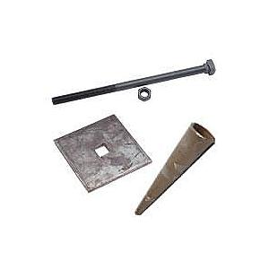 Holding Down Bolt & Nut Grade 8.8 - Plates - Cones