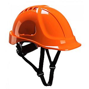 Orange Site Helmet with Chin Strap and Wheel PS55ORANGE