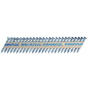 Rawlplug 3.8 x 38mm Galvanised Positive Place Nails (Pack of 2200) No Gas R-HDGT-3838