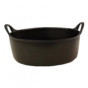 15 Litre Shallow Recycled Black Small Gorilla Tub