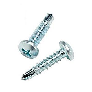 5.5 x 60 No2. Pan Phillips Thin Sheet Steel Self Drill Screws, Bright Zinc Plated