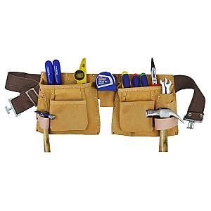 Faithfull Double Tool and Nail Pouch DTNP3