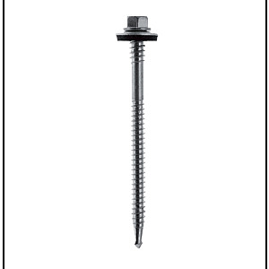 M10 x 110 Wood (57mm) to Metal (38mm) Steel Bright Zinc Plated Dowels, TX 25 Drive