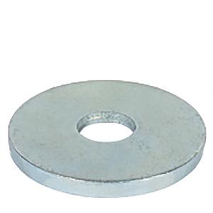 M16 (18mm hole size) 68mm x 6mm Timber Construction Washer 100HV Mild Steel Bright Zinc Plated DIN 1052