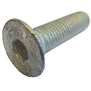 M6 x 30 Machine Screw, Raised Countersunk Slotted Stainless Steel A2 (304)