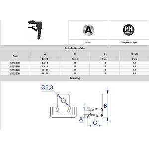 M12 x 60mm Heavy Duty Blind Bolts Stainless Steel A4 HD1260A4SS