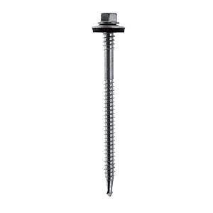 5.5 x 105mm Composite Panel Screw 1.2 - 4.0mm Light Gauge, 12mm Washer Bi-Metal A2 BMHT12-5.5-1053