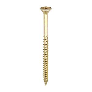 4.5 x 40 Timco C2 Strong Fix Premium Woodscrew, Countersunk Pozi, Steel Zinc / Yellow Plated 45040C2