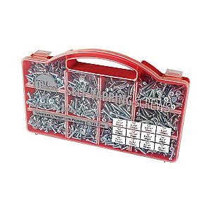 895 Pieces Timco Stainless Steel Assortment in case STSTTRAY