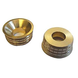Turned Brass Screw Cups