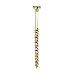 Timco 6.0 x 150mm (12x6") Countersunk Pozi, Classic Woodscrew, Steel Zinc / Yellow Plated, 60150CLAF
