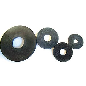 Black Rubber Penny Washers