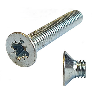 Timco 6.3 x 60 Sheet to Timber Slash / Gash Point Screws, Ruspert Silver Plated