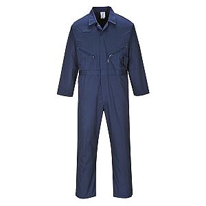 Small Grey Portwest Safety Zip Front Coverall C813GGRS