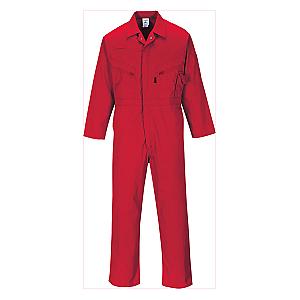X Large Orange Portwest Safety Zip Front Coverall C813ORRXL