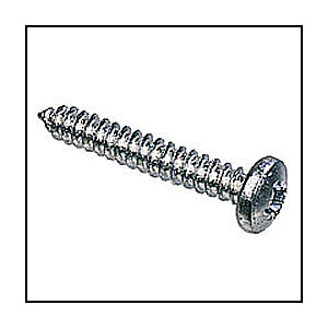 M5 x 10 Countersunk Pozi Machine Screw, Mild Steel Grade 4.6 Bright Zinc Plated, DIN 965