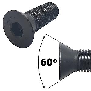 M24 x 60 Socket Screw, 60 Degree Countersunk Head, High Tensile Grade 10.9 Self Colour, DIN 7991