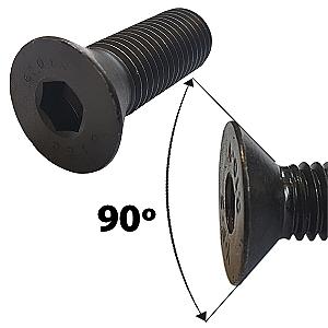 M24 x 130 Socket Screw, 90 Degree Countersunk Head, High Tensile Grade 10.9 Self Colour, BS 4168