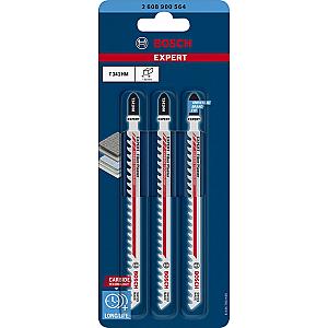 Bosch T141HM 100mm Jigsaw Blades Special for Fiber Plaster pack of 3 P/No 2 608 633 175