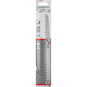 Bosch S1531L 240mm Sabre Saw Blade for wood (Pack Of 5) P/No. 2 608 650 676