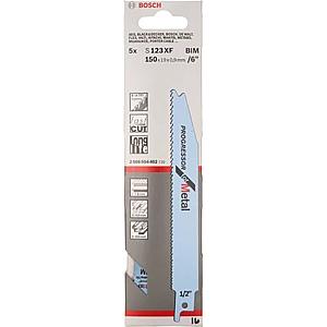 Bosch S1130CF 225mm Sabre Saw Blades heavy for metal (Pack of 5) P/No. 2 608 657 528