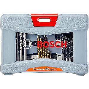 Bosch GSR 18V-60 Flexiclic Driver with 4 Heads Bare in L-BOXX (No Battery or Charger)