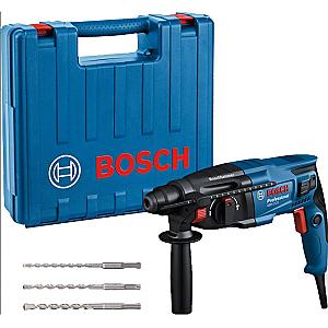 Bosch GBH 2-21D 3 Function SDS+ Hammer Drill 230V + Free 3 Piece Bit Set