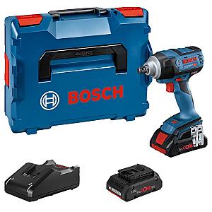Bosch GDS 18-1000 Bi-Turbo Impact Wrench, 2 x 8.0Ah Batteries, Charger & LBOXX