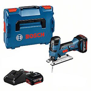 Bosch GDS 18V-300 Brushless Impact Wrench, 2 x 4.0Ah Batteries, Charger & L-BOXX
