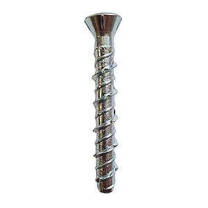 M6 x 75 Countersunk T30 Torx Concrete Masonry Screw Bolt Anchor, Steel Zinc Plated