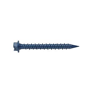 6.5 x 80 Hexagon Slot Blue Masonry Screws