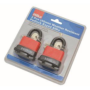 50mm Double Locking Laminated Padlock (2 keys)