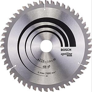 Bosch 210 x 30 x 48 Teeth Optiline Wood Circular Saw Blade P/No. 2 608 640 430