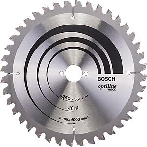 Bosch 216 x 30 x 60 Teeth Optiline Wood Circular Saw Blade P/no. 2 608 640 642