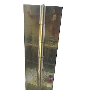 1" Open x 16g x 10g Pin x 40" (1016mm) Piano Hinge, Stainless Steel A2 (304), (Undrilled)