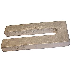 No.2 50mm x 100mm x 1mm with a 14mm slot (Suits bolts up to M12) Steel Metal Horseshoe Trouser Shim galvanised