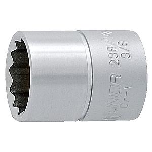 Unior 8mm 3/8" Square Drive 12 Point Socket