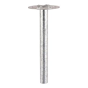 8mm x 60mm Insulation Fixing Galvanised 10mm Max Fix, Bag of 100