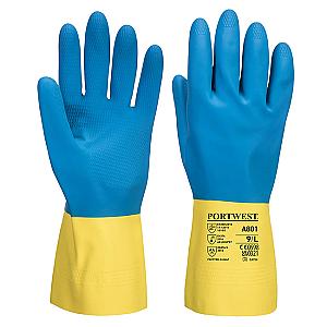 Portwest A801 Double Dipped Gauntlet Gloves 300mm Large